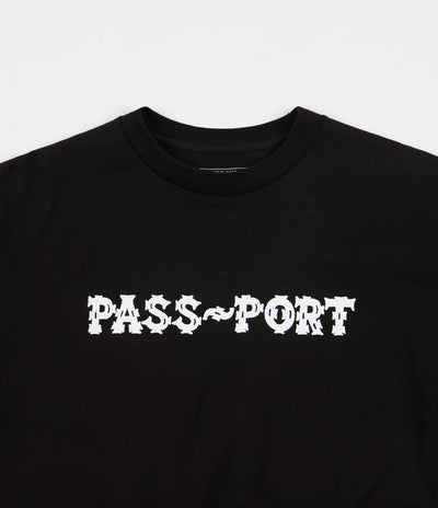 Pass Port Barbs Long Sleeve T-Shirt - Black