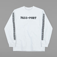 Pass Port Barbs Long Sleeve T-Shirt - White thumbnail