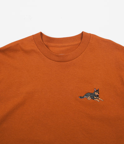 Pass Port Best Friend Embroidery T-Shirt - Texas Orange