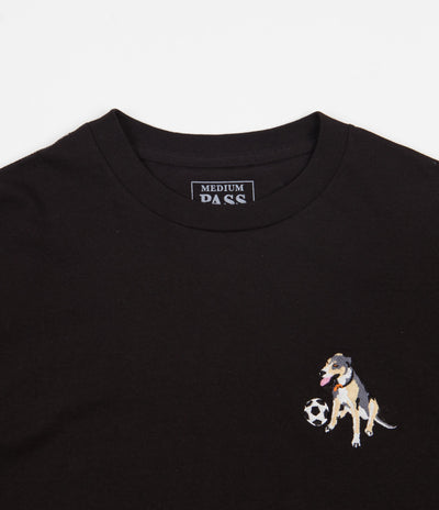 Pass Port Bobby Embroidery T-Shirt - Black