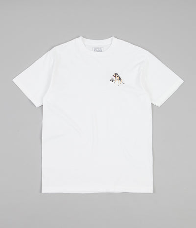 Pass Port Bobby Embroidery T-Shirt - White