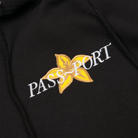 Pass Port Daffodil Applique Hoodie - Black thumbnail