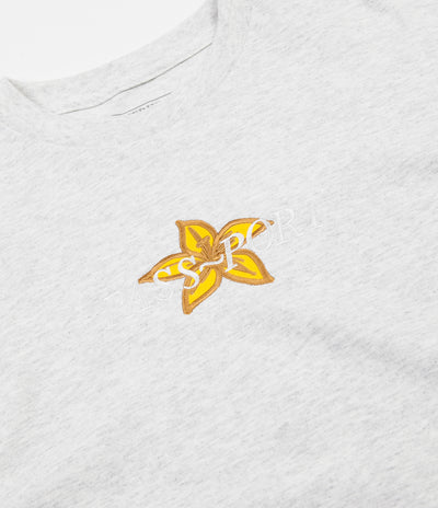 Pass Port Daffodil Applique Long Sleeve T-Shirt - Ash