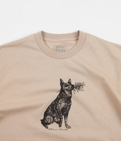 Pass Port Doggo T-Shirt - Sand