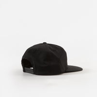 Pass Port Flaming 5 Panel Cap - Black thumbnail