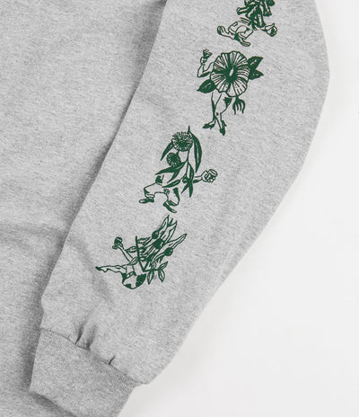 Pass Port Floral Friends Long Sleeve T-Shirt - Ash