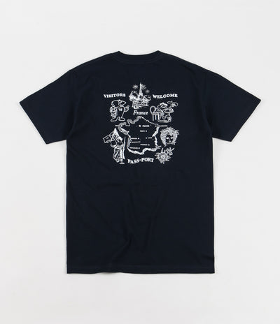 Pass Port France T-Shirt - Navy