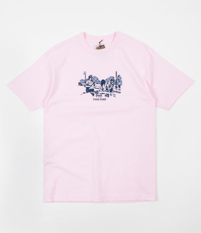 Pass Port Frisk Down T-Shirt - Pink