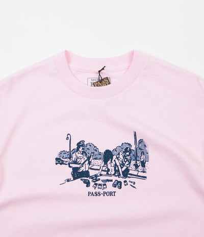 Pass Port Frisk Down T-Shirt - Pink