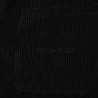 Pass Port Full Time Painters Cord Jacket - Black thumbnail