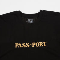 Pass Port Gold Official Embroidered Crewneck Sweatshirt - Black thumbnail