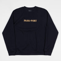 Pass Port Gold Official Embroidered Crewneck Sweatshirt - Navy thumbnail