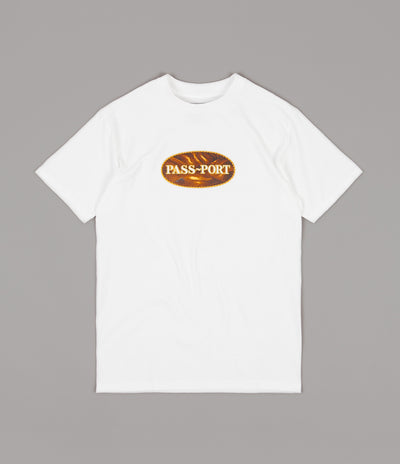 Pass Port Inlay T-Shirt  - White