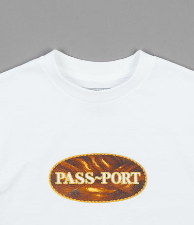 Pass Port Inlay T-Shirt  - White