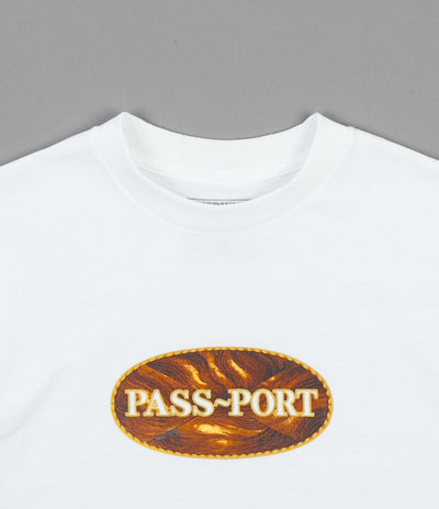 Pass Port Inlay T-Shirt  - White