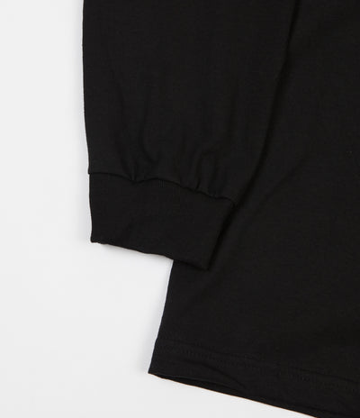 Pass Port Inter Solid Long Sleeve T-Shirt - Black