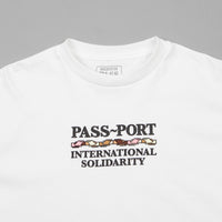 Pass Port Inter Solid Long Sleeve T-Shirt - White thumbnail