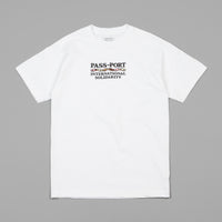 Pass Port Inter Solid T-Shirt  - White thumbnail