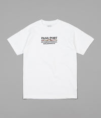 Pass Port Inter Solid T-Shirt  - White