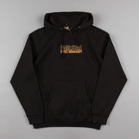 Pass Port International Embroidery Hooded Sweatshirt - Black thumbnail