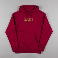Pass Port International Embroidery Hooded Sweatshirt - Cardinal Red thumbnail