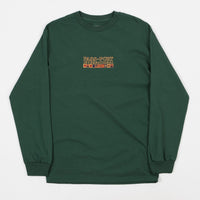 Pass Port International Embroidery Long Sleeve T-Shirt - Forest Green thumbnail