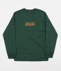 Pass Port International Embroidery Long Sleeve T-Shirt - Forest Green