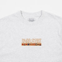 Pass Port International Embroidery T-Shirt - Ash thumbnail