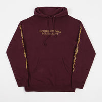 Pass Port Intersolid Hoodie - Maroon thumbnail