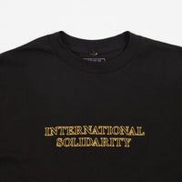Pass Port Intersolid Long Sleeve T-Shirt - Black thumbnail