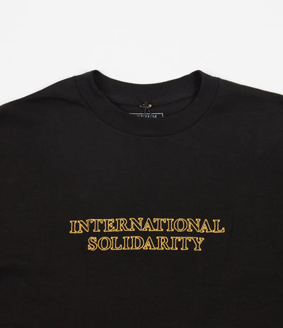 Pass Port Intersolid Long Sleeve T-Shirt - Black