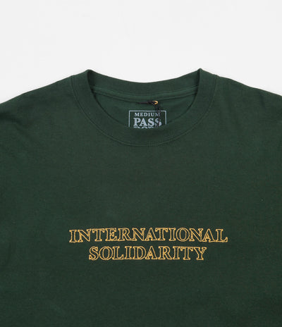Pass Port Intersolid Long Sleeve T-Shirt - Forest Green