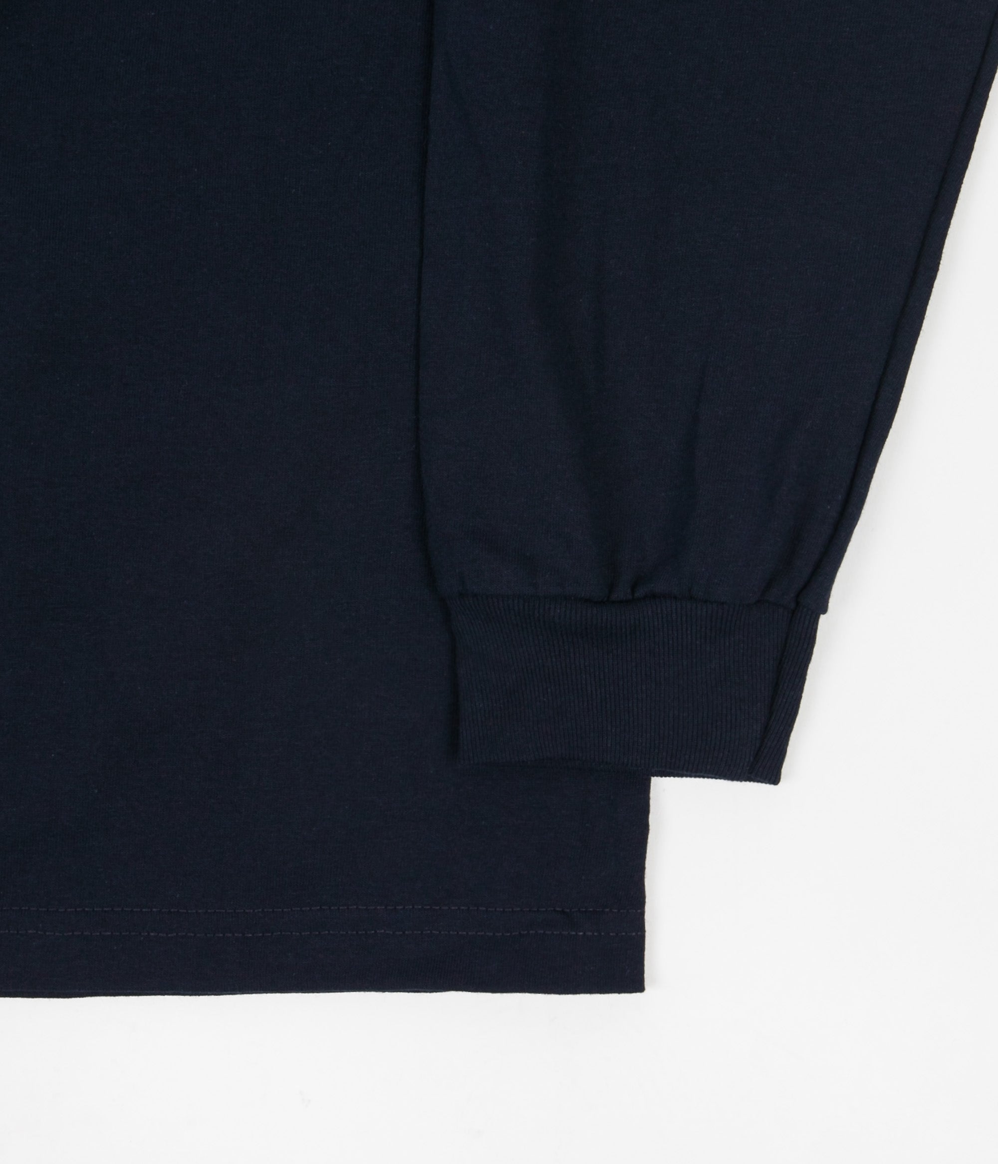 Pass Port Intersolid Long Sleeve T-Shirt - Navy | Flatspot