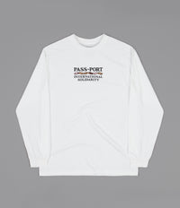 Pass Port Intersolid Long Sleeve T-Shirt - White