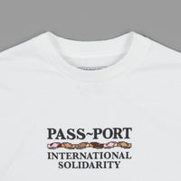 Pass Port Intersolid Long Sleeve T-Shirt - White thumbnail