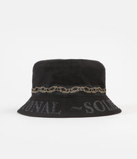 Pass Port Intersolid Reversible Bucket Hat - Black