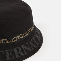 Pass Port Intersolid Reversible Bucket Hat - Black thumbnail