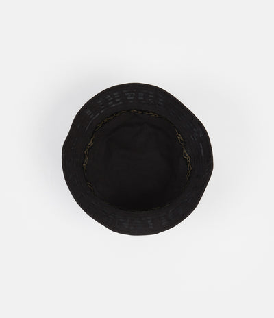 Pass Port Intersolid Reversible Bucket Hat - Black