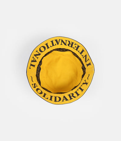 Pass Port Intersolid Reversible Bucket Hat  - Mustard