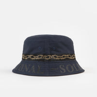 Pass Port Intersolid Reversible Bucket Hat - Navy thumbnail