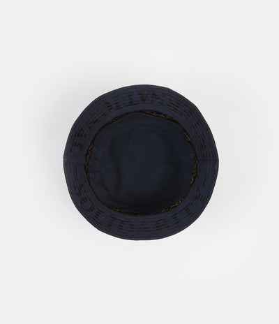 Pass Port Intersolid Reversible Bucket Hat - Navy