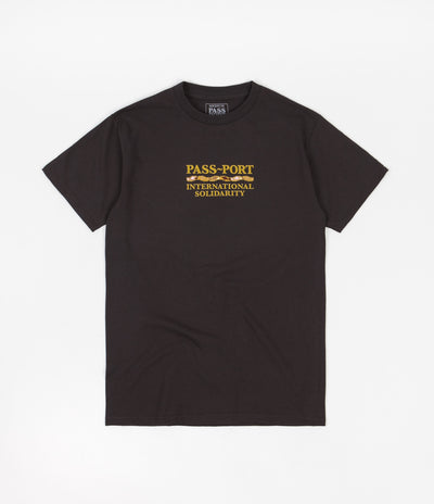 Pass Port Intersolid T-Shirt - Tar