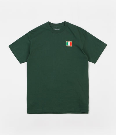 Pass Port Italy T-Shirt  - Forest Green
