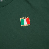 Pass Port Italy T-Shirt  - Forest Green thumbnail