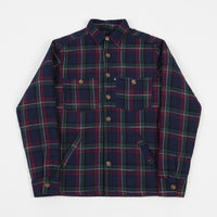 Pass Port Late Quilted Flannel Jacket - Navy thumbnail