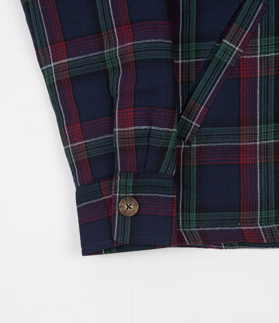 Pass Port Late Quilted Flannel Jacket - Navy