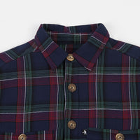 Pass Port Late Quilted Flannel Jacket - Navy thumbnail