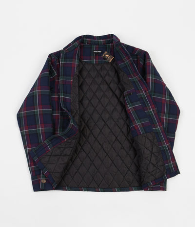 Pass Port Late Quilted Flannel Jacket - Navy