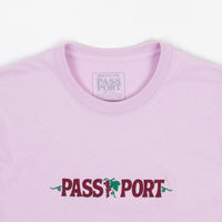 Pass Port Life of Leisure Embroidery T-Shirt - Lavender thumbnail