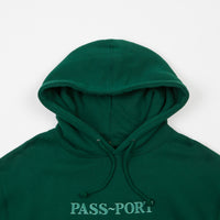 Pass Port Official Embroidered Hoodie - Forest Green thumbnail